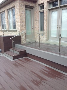 glass railings in Toronto